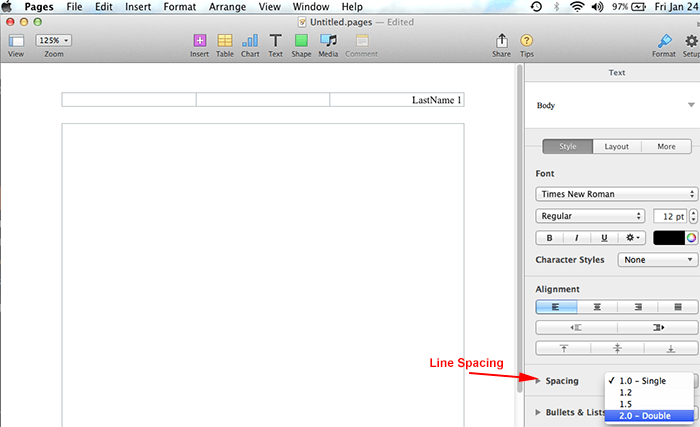 how to get the side ruler in word 2016
